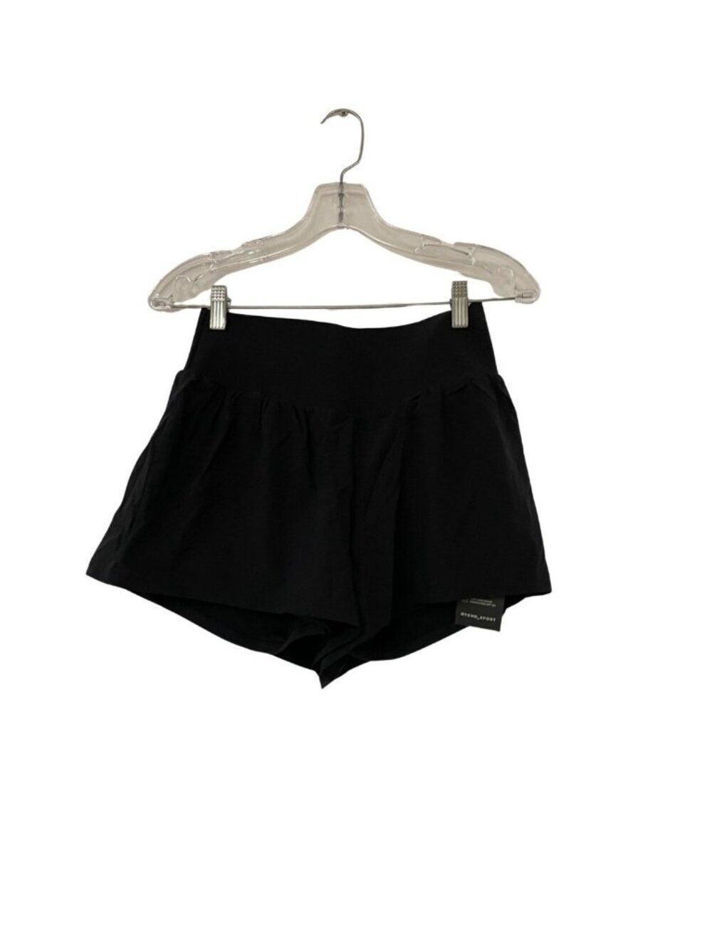 Oysho Sport Women Shorts Large Black Compressive High Rise Athletic 0449/206 NWT